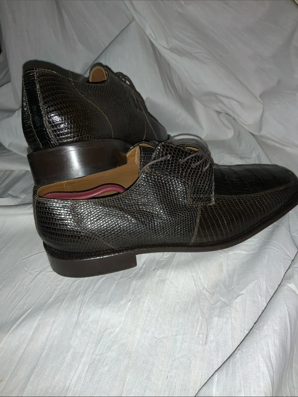NWOB David Eden Jeremiah Men’s Genuine Crocodile 🐊 leatherdress Shoes. Sz. 13.